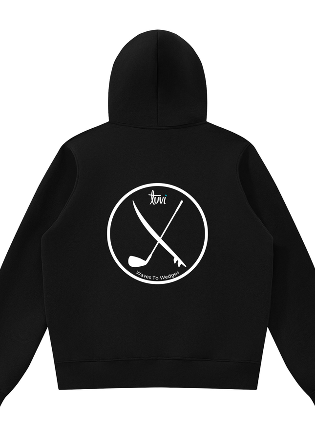 Waves to Wedges Zip Hoodie