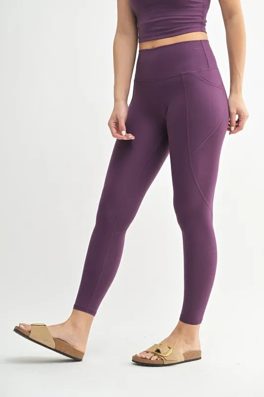 MONO B Venice Cloud Light Sculpt High-Waisted Leggings.