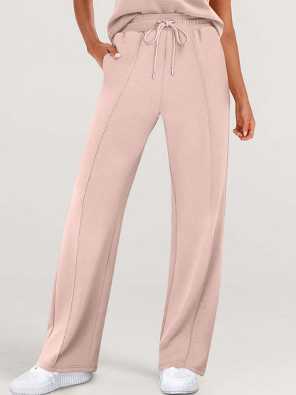 Coastal Breeze Top and Drawstring Pants Set