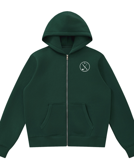 Waves to Wedges Zip Hoodie