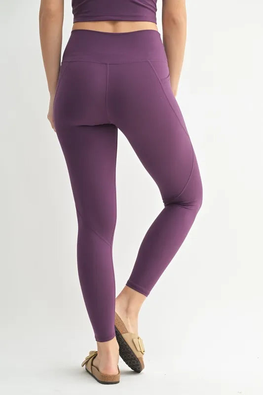 MONO B Venice Cloud Light Sculpt High-Waisted Leggings.