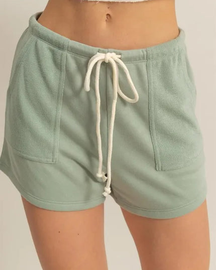 HYFVE Drawstring Mid Waist Shorts.