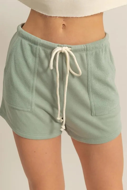 HYFVE Drawstring Mid Waist Shorts.