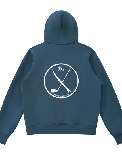 Waves to Wedges Zip Hoodie