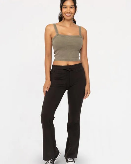 Mono B Drawstring Flared Pants.