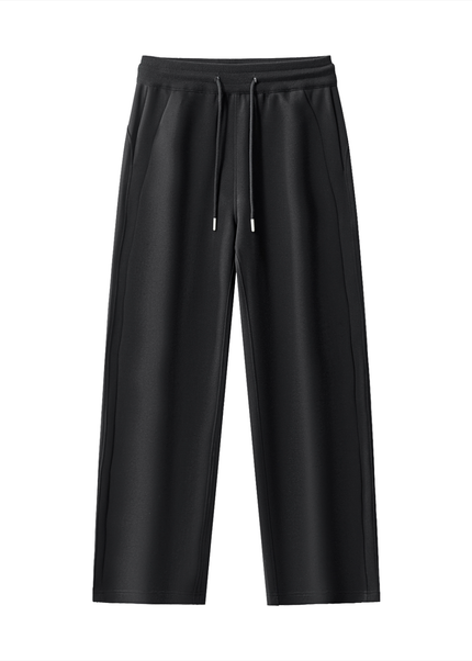 Essential Drawstring Straight-Leg Sweatpants