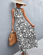 Black/White/Floral
