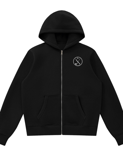 Waves to Wedges Zip Hoodie