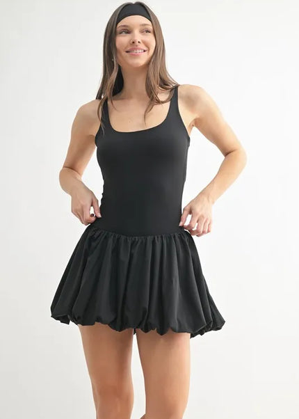 MONO B Bubble Active Mini Dress.
