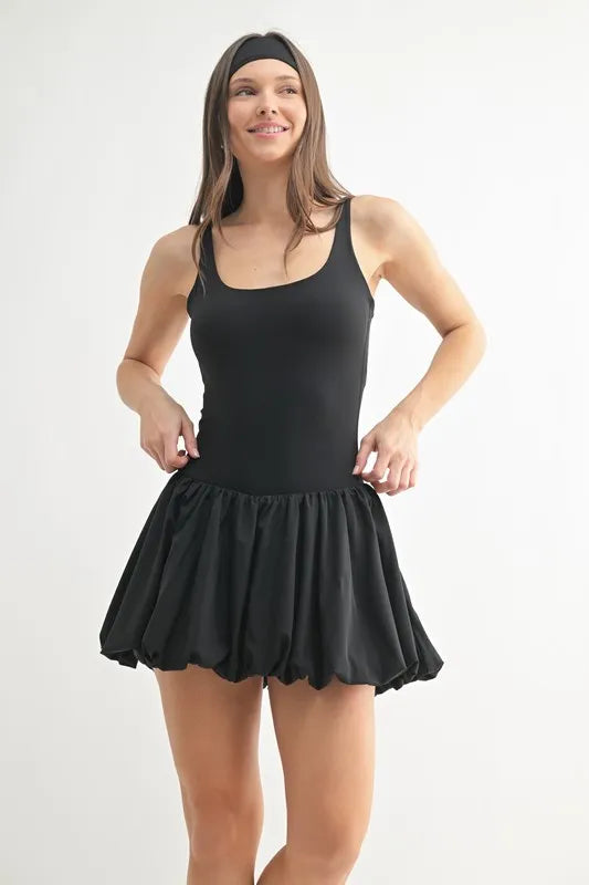 MONO B Bubble Active Mini Dress.