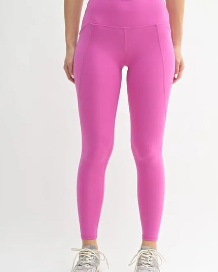 MONO B Venice Cloud Light Sculpt High-Waisted Leggings.