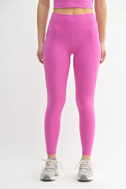 MONO B Venice Cloud Light Sculpt High-Waisted Leggings.