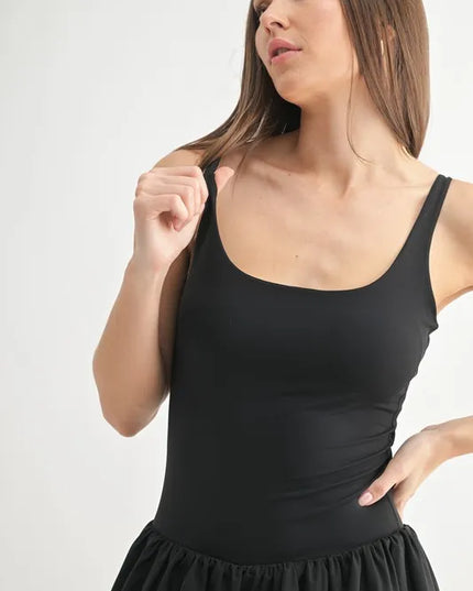 MONO B Bubble Active Mini Dress.