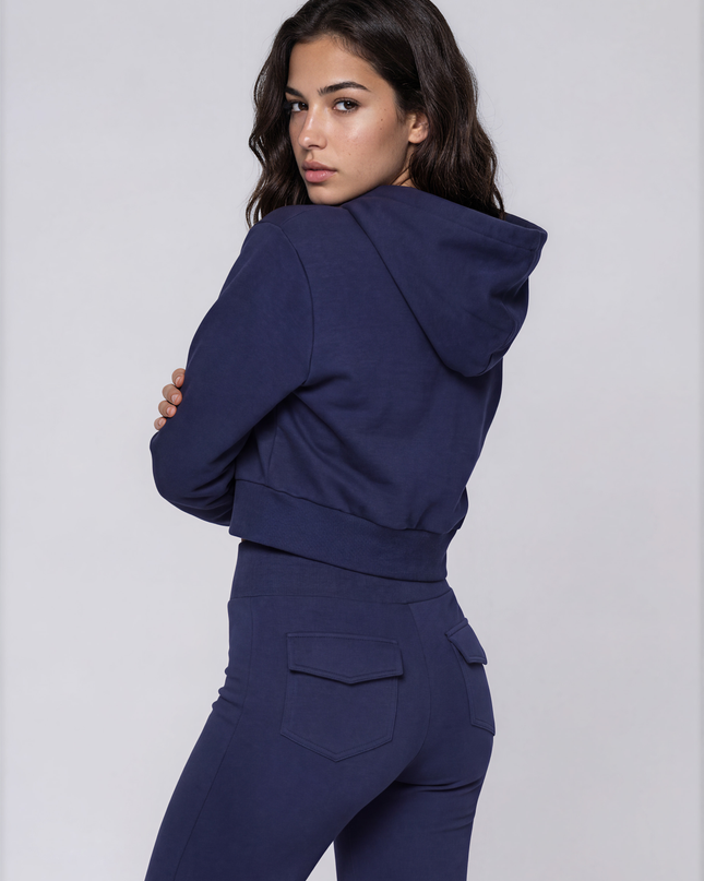 Cobra Crop Zip Hoodie