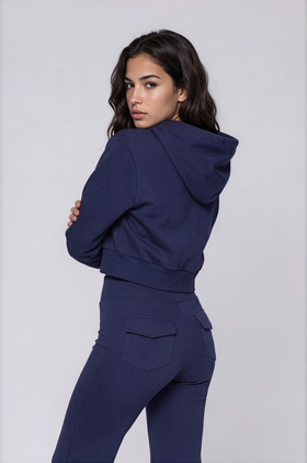 Cobra Crop Zip Hoodie