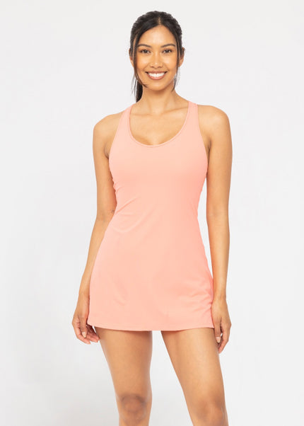 MONO B Twist Racerback Fit-and-Flare Dress.