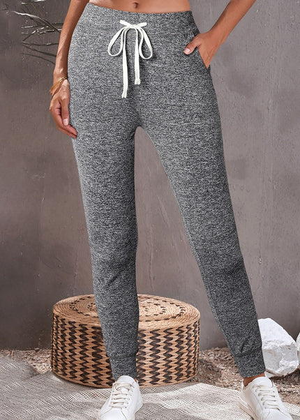 Drawstring Joggers with Pockets - T-UP Apparel