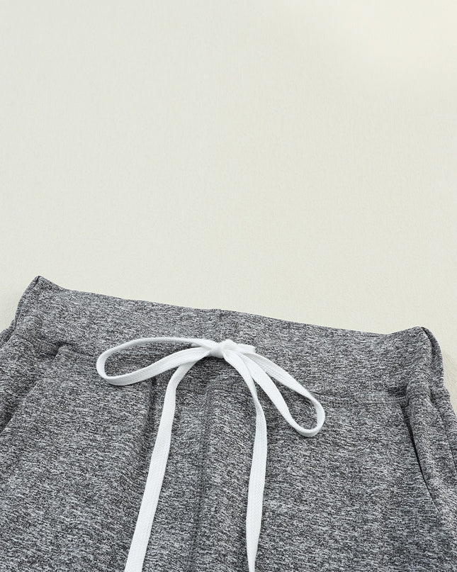 Drawstring Joggers with Pockets - T-UP Apparel