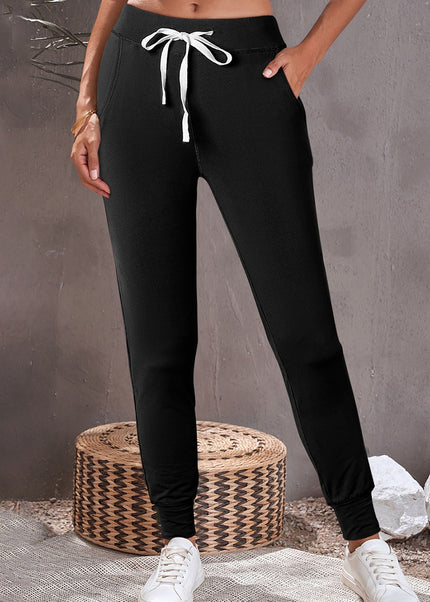 Drawstring Joggers with Pockets - T-UP Apparel
