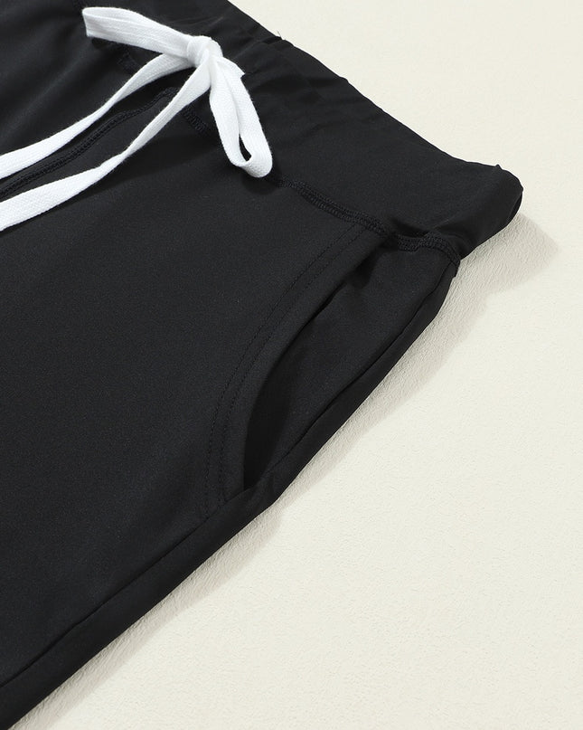 Drawstring Joggers with Pockets - T-UP Apparel