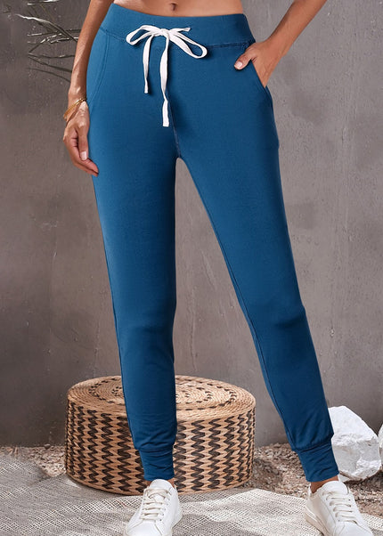 Drawstring Joggers with Pockets - T-UP Apparel