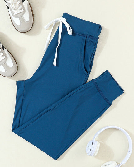 Drawstring Joggers with Pockets - T-UP Apparel