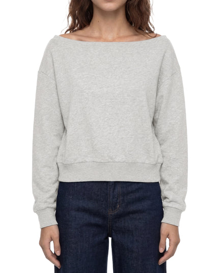 Women's Off-Shoulder Sweatshirt