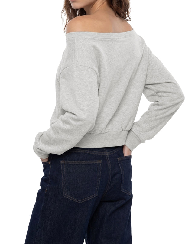 Women's Off-Shoulder Sweatshirt