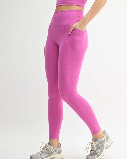 MONO B Venice Cloud Light Sculpt High-Waisted Leggings.