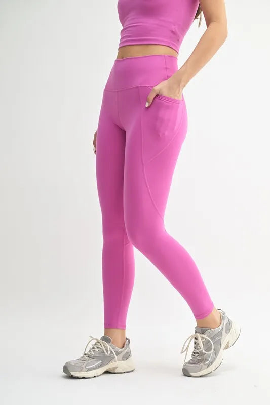 MONO B Venice Cloud Light Sculpt High-Waisted Leggings.