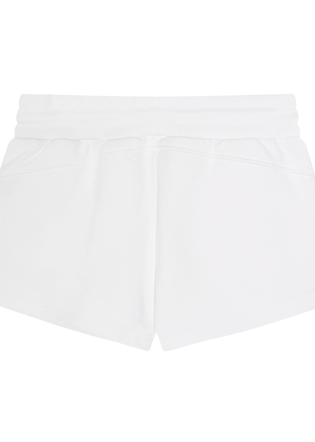 Tied up lounging shorts - White