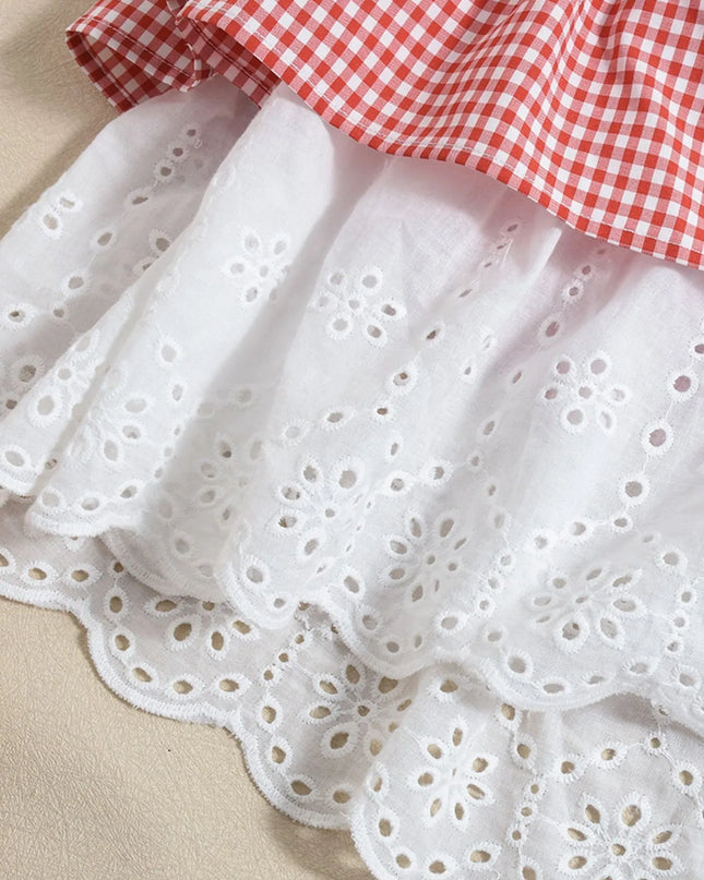 The Paloma Ruffle Layered Tube Dress.