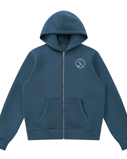 Waves to Wedges Zip Hoodie
