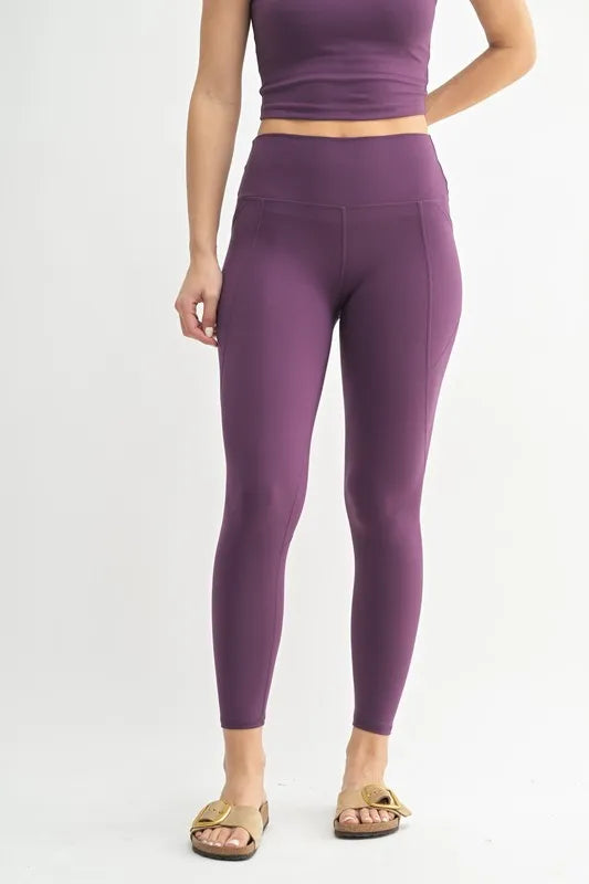MONO B Venice Cloud Light Sculpt High-Waisted Leggings.