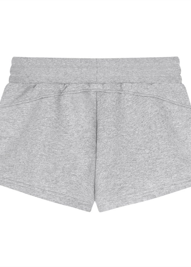 Tied up lounging shorts - Flower Gray