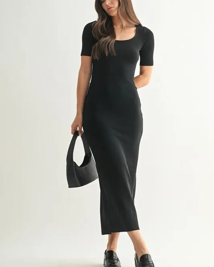 MONO B Laguna Soft Drape Maxi Dress.