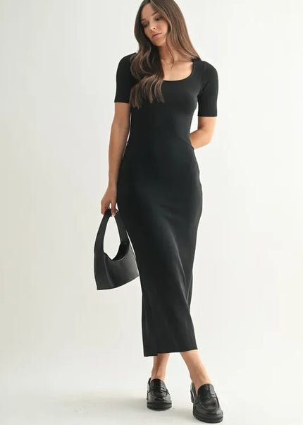 MONO B Laguna Soft Drape Maxi Dress.