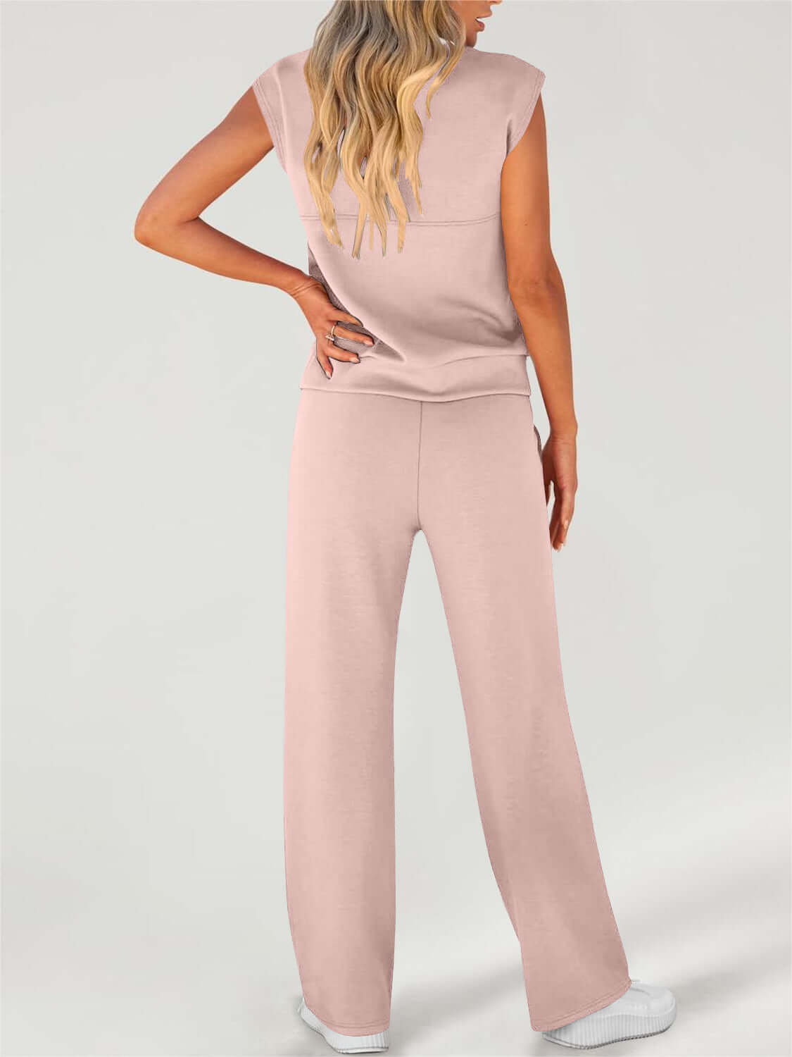 Coastal Breeze Top and Drawstring Pants Set