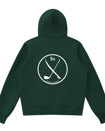 Waves to Wedges Zip Hoodie