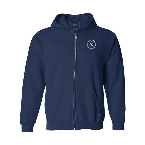Jerzees 995M NuBlend 1/4-Zip Cadet Collar Sweatshirt - Navy