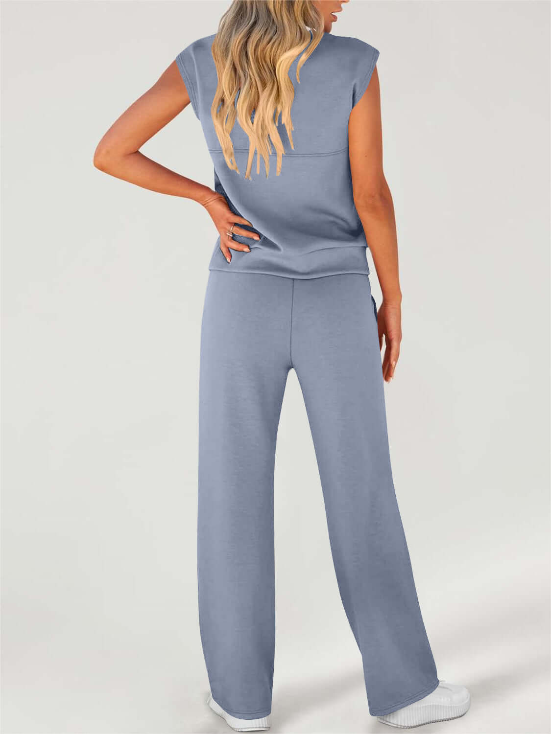 Coastal Breeze Top and Drawstring Pants Set