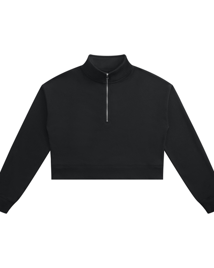 Cropped Half-Zip