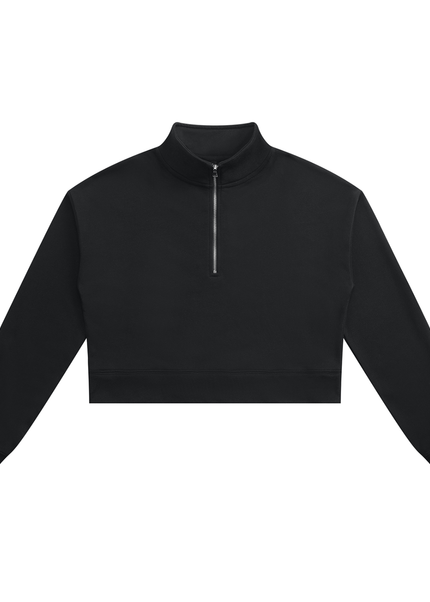 Cropped Half-Zip