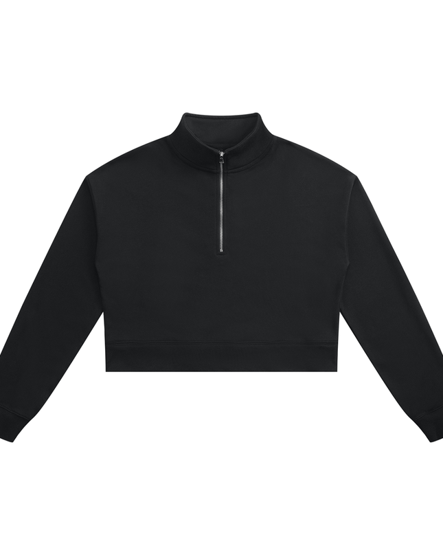 Cropped Half-Zip