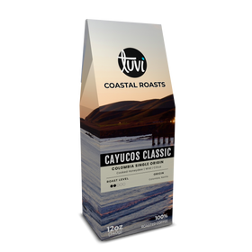 Cayucos Classic — Coastal Roasts single-origin Colombian coffee, 1lb box, light-medium roast