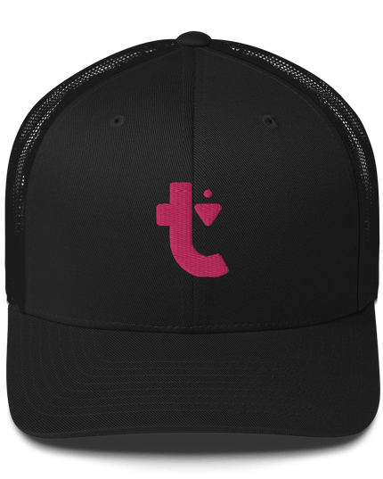 classic trucker hat (pink t)
