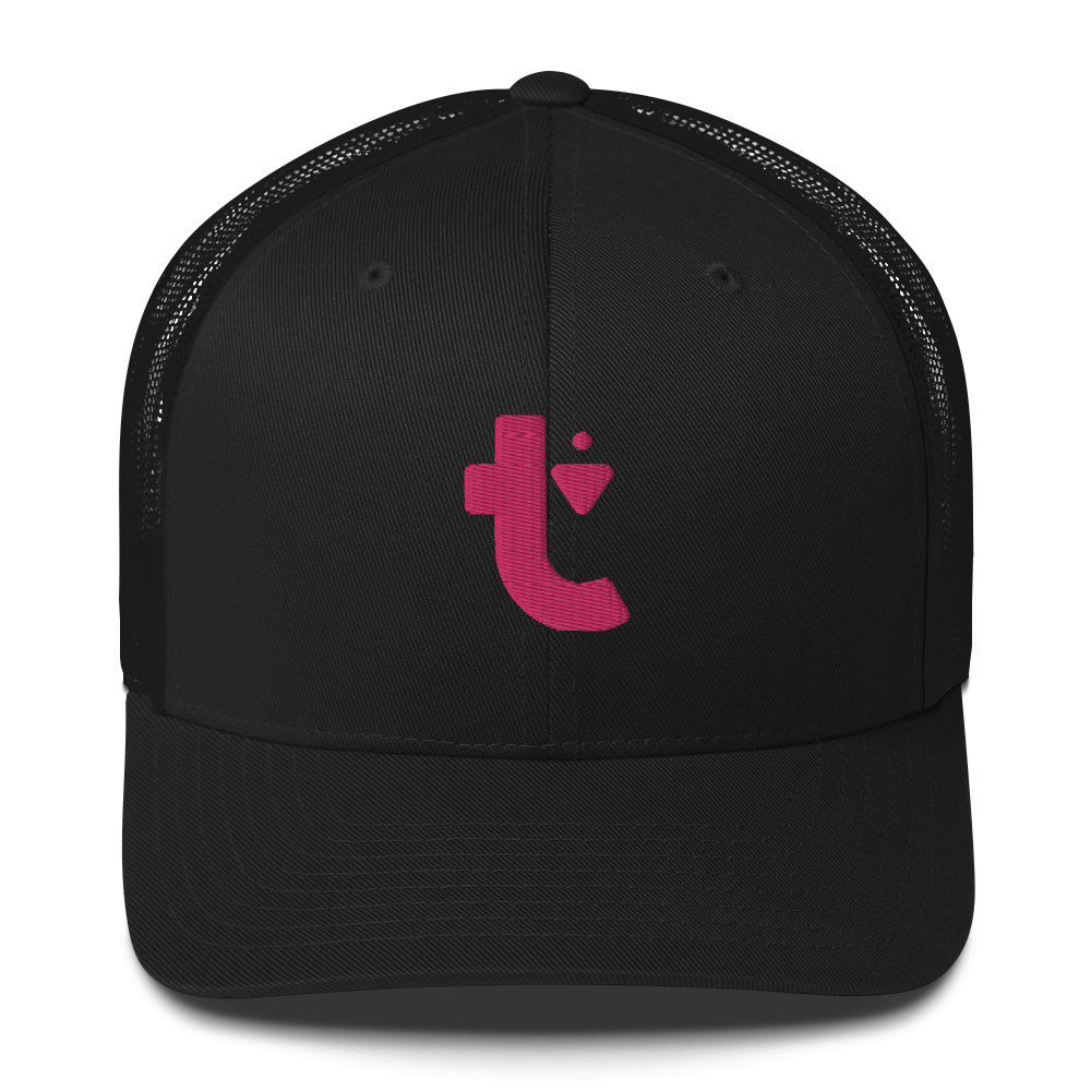 classic trucker hat (pink t)