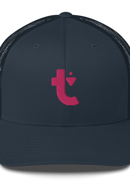 classic trucker hat (pink t)