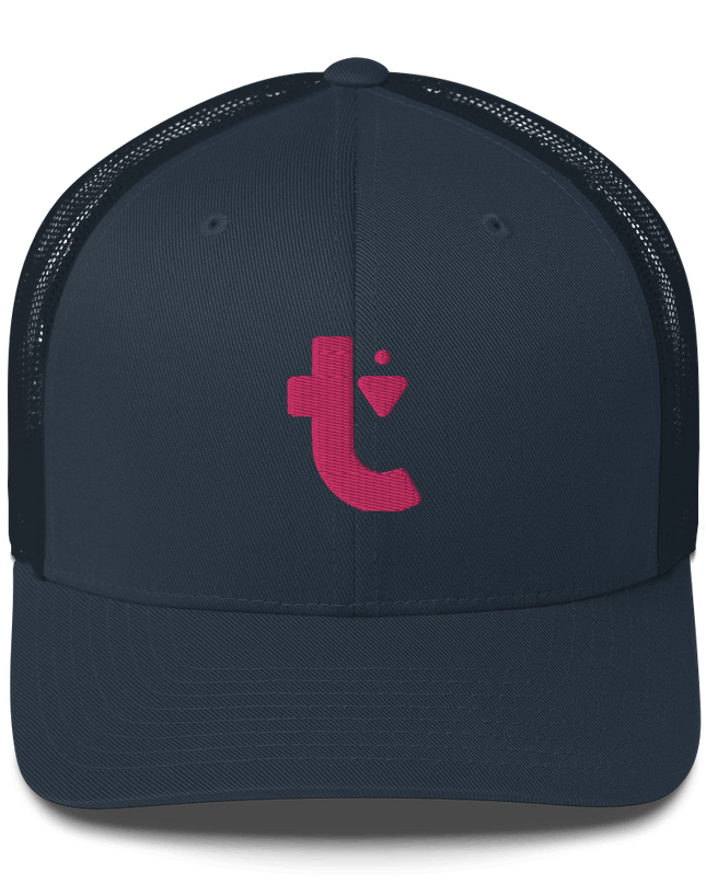 classic trucker hat (pink t)