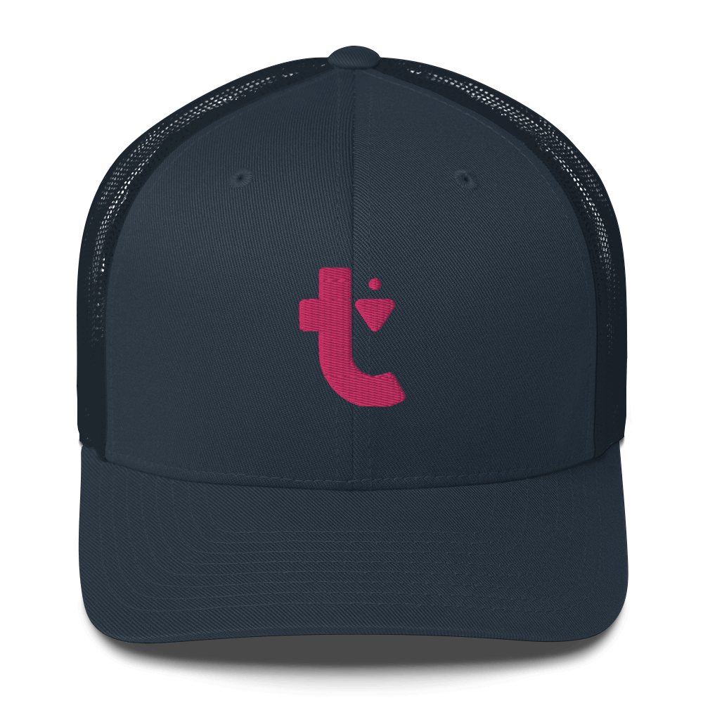 classic trucker hat (pink t)